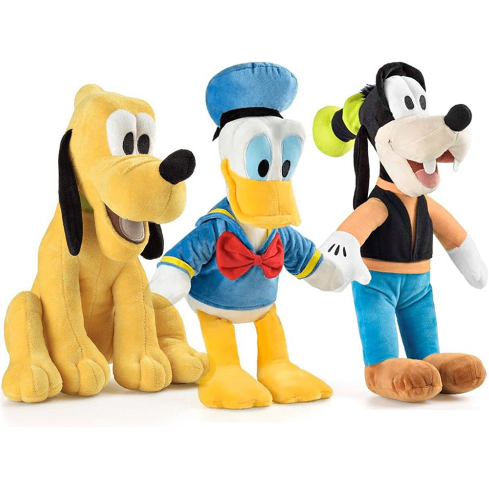 COMP Kit Pelúcias 1 Pluto + 1 Pateta + 1 Pato Donald