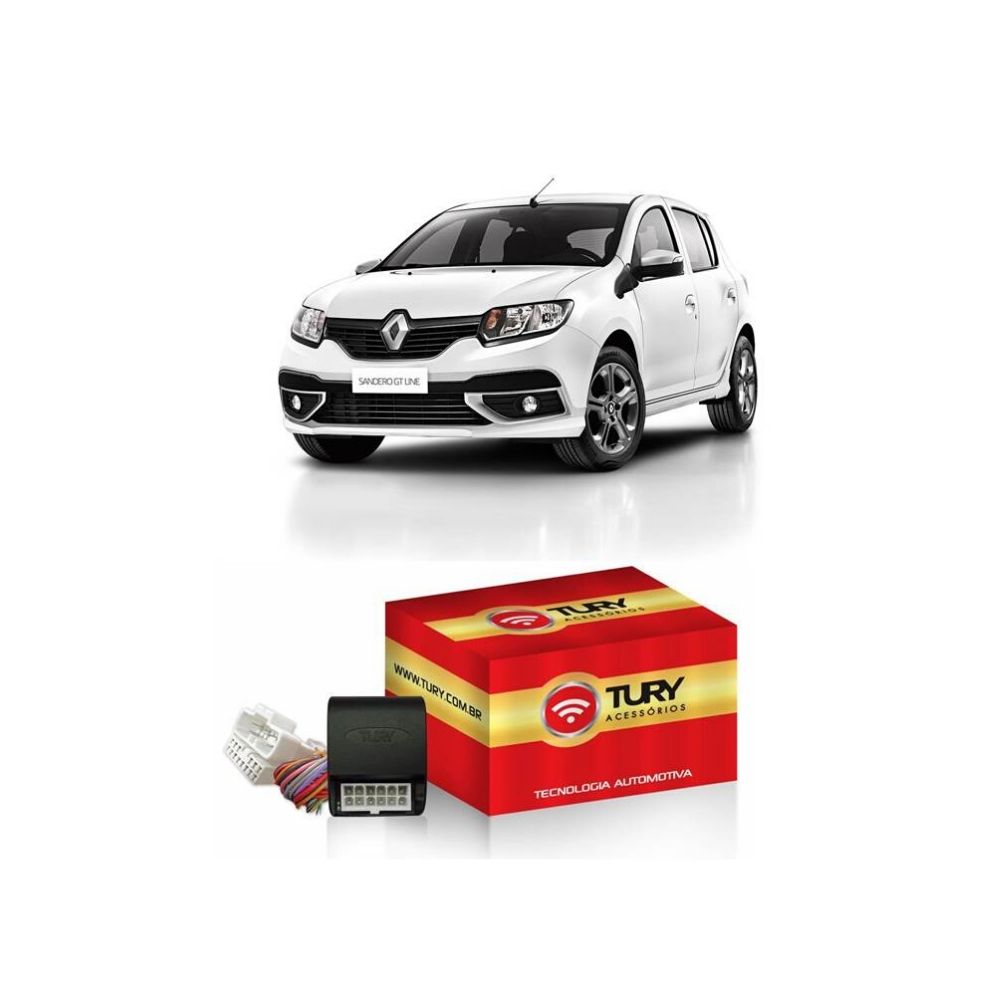 Modulo de vidro Elétrico Tury LVX5.11DA/PRO 1.11 DA- Logan/Sandero 2020+ 4P Completo 2P Dianteiro