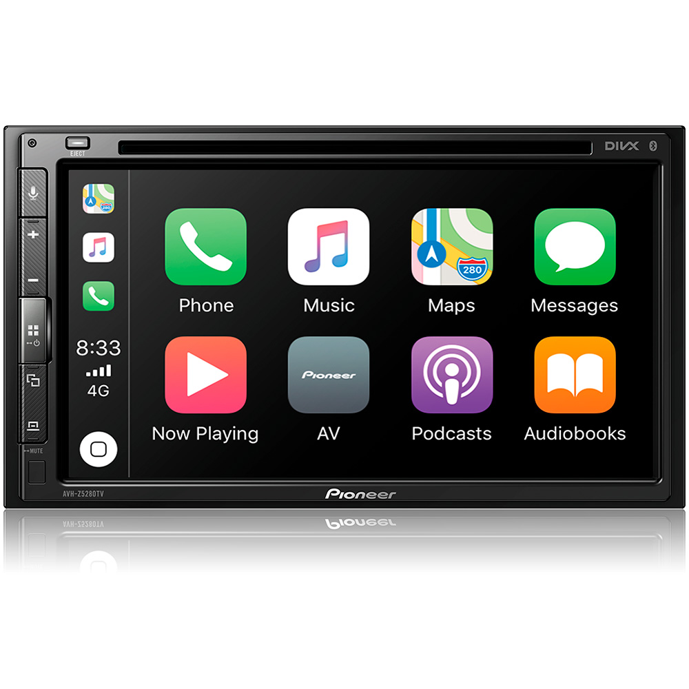 Kit DVD Player Toyota Etios 2013 a 2019 AVH-Z5280TV Pioneer + Câmera de ré + Moldura 2din + Chicotes