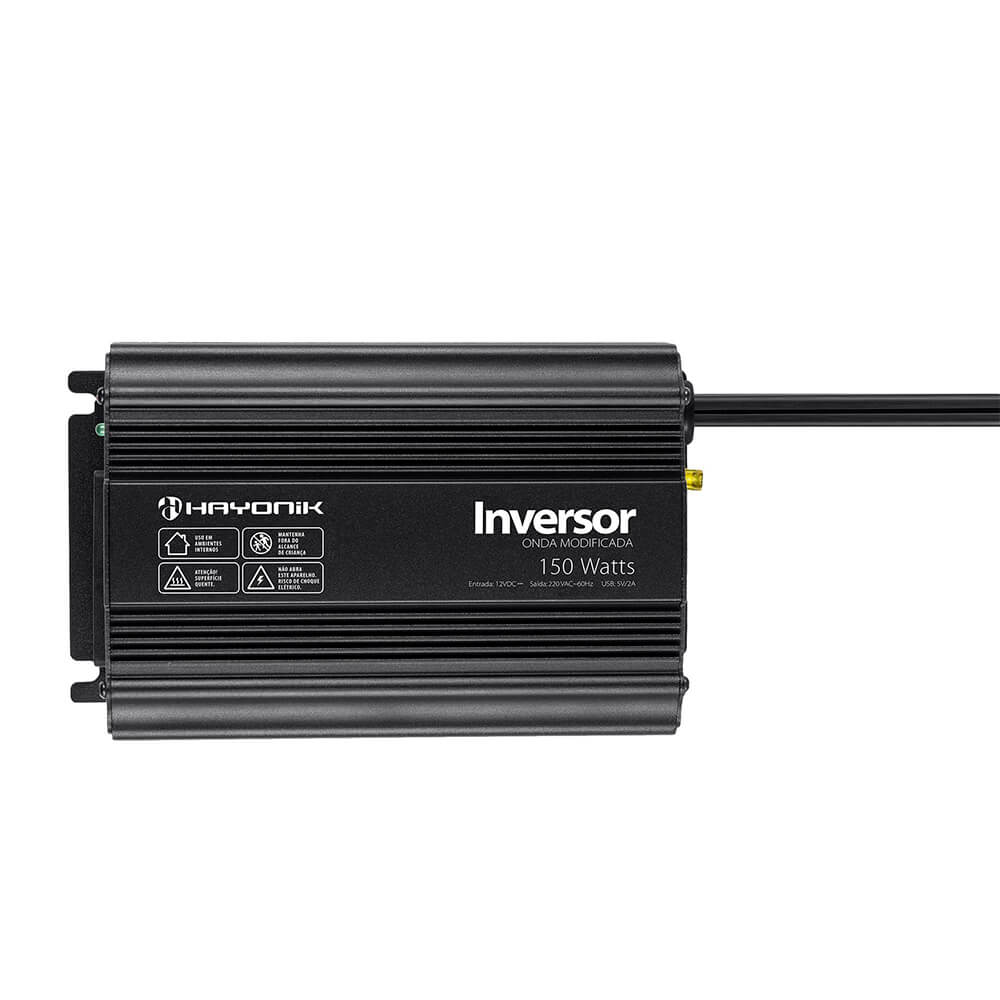 Inversor de Onda Modificada 150W 12VDC/220V USB Hayonik - PW11-7 67208