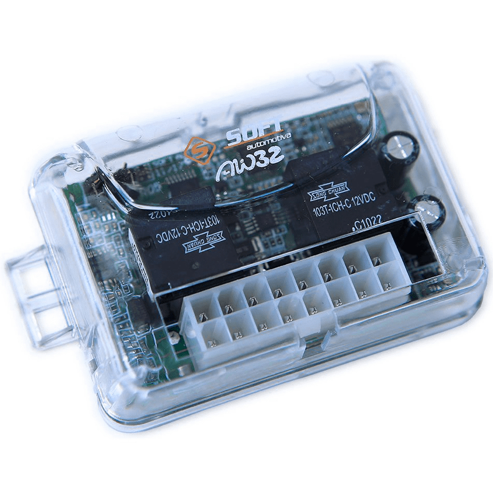 COMP Kit 6 Módulos de Vidro Elétrico Soft Aw 32 Universal 2 Portas Antiesmagamento