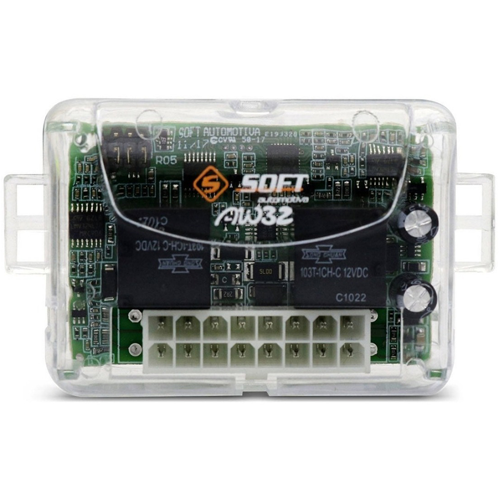 COMP Kit 6 Módulos de Vidro Elétrico Soft Aw 32 Universal 2 Portas Antiesmagamento