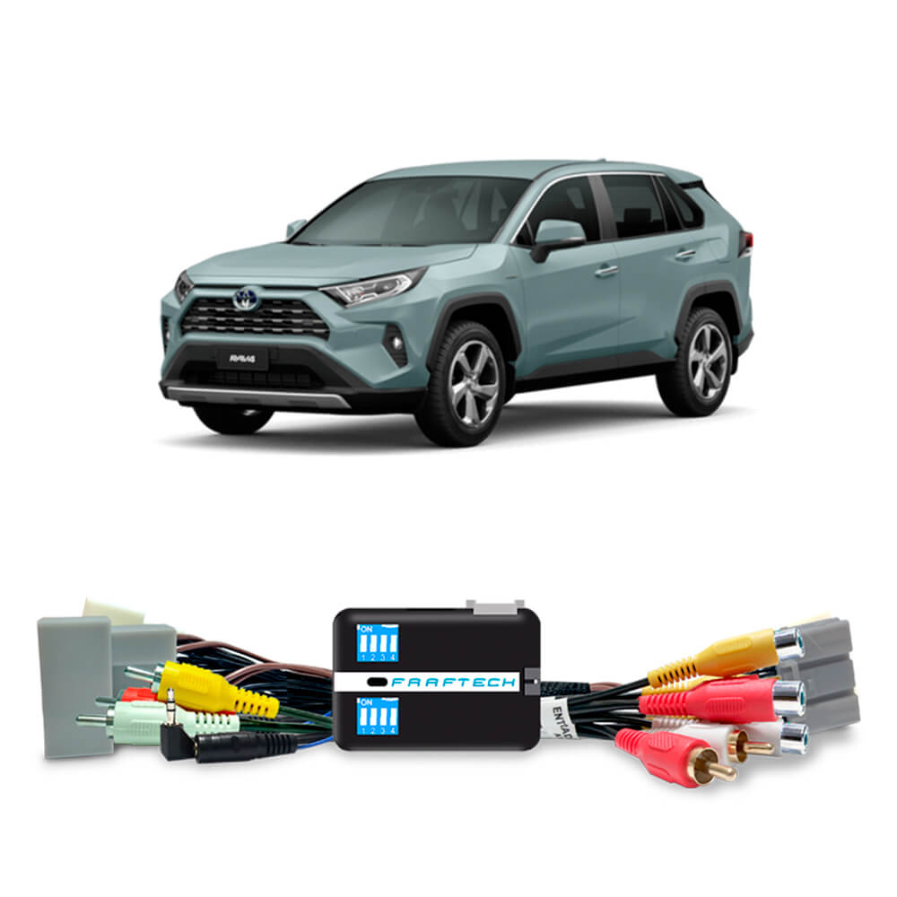 Interface de Vídeo Toyota Corolla /Hilux / Sw4 / Rav4 2020 Faaftech - FT-VF-TY5 -  2 Entradas AV