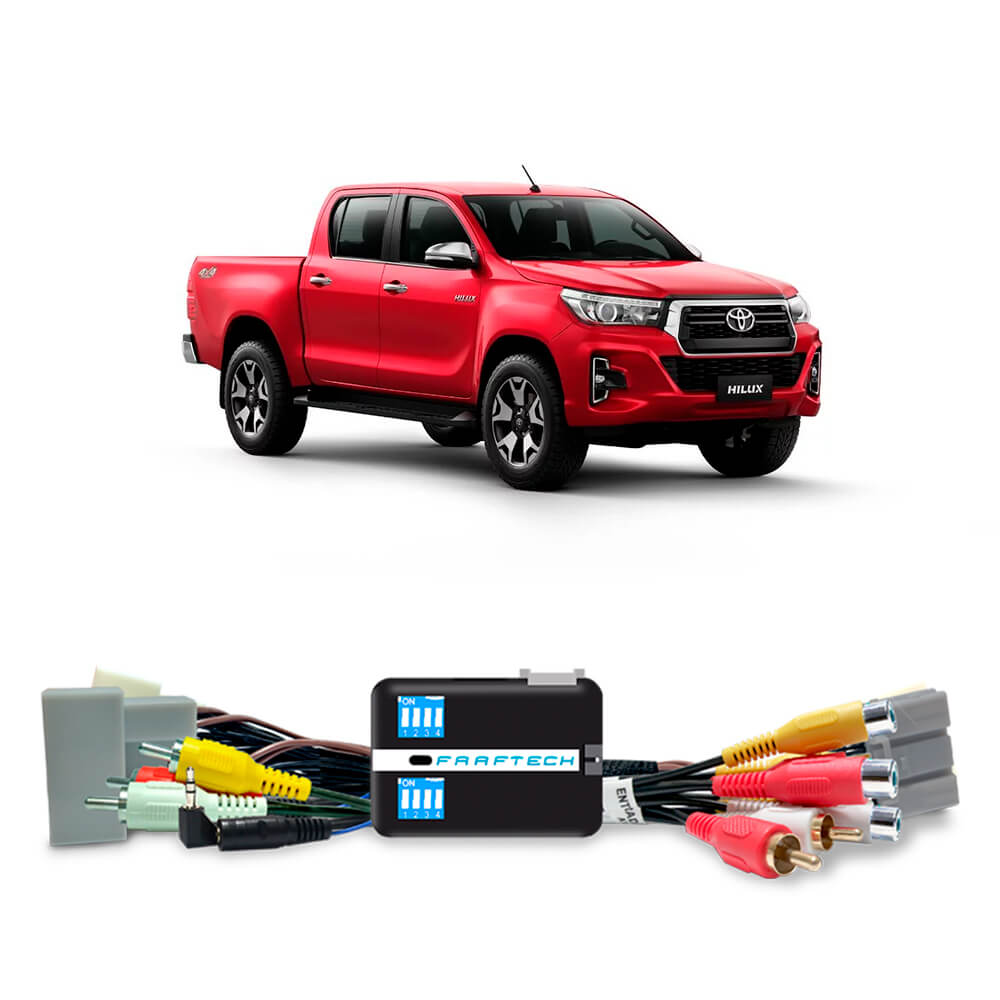 Interface de Vídeo Toyota Corolla /Hilux / Sw4 / Rav4 2020 Faaftech - FT-VF-TY5 -  2 Entradas AV