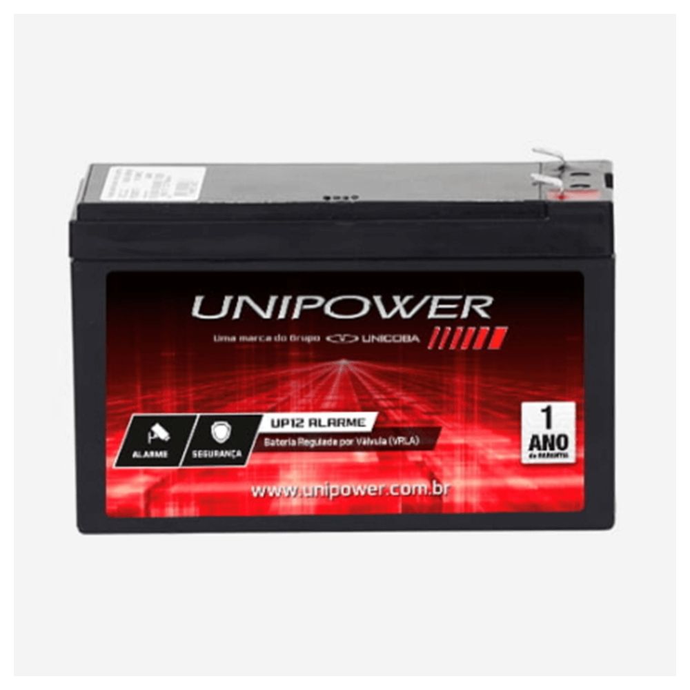 Kit com 2 Baterias UNIPOWER 12V ALARME
