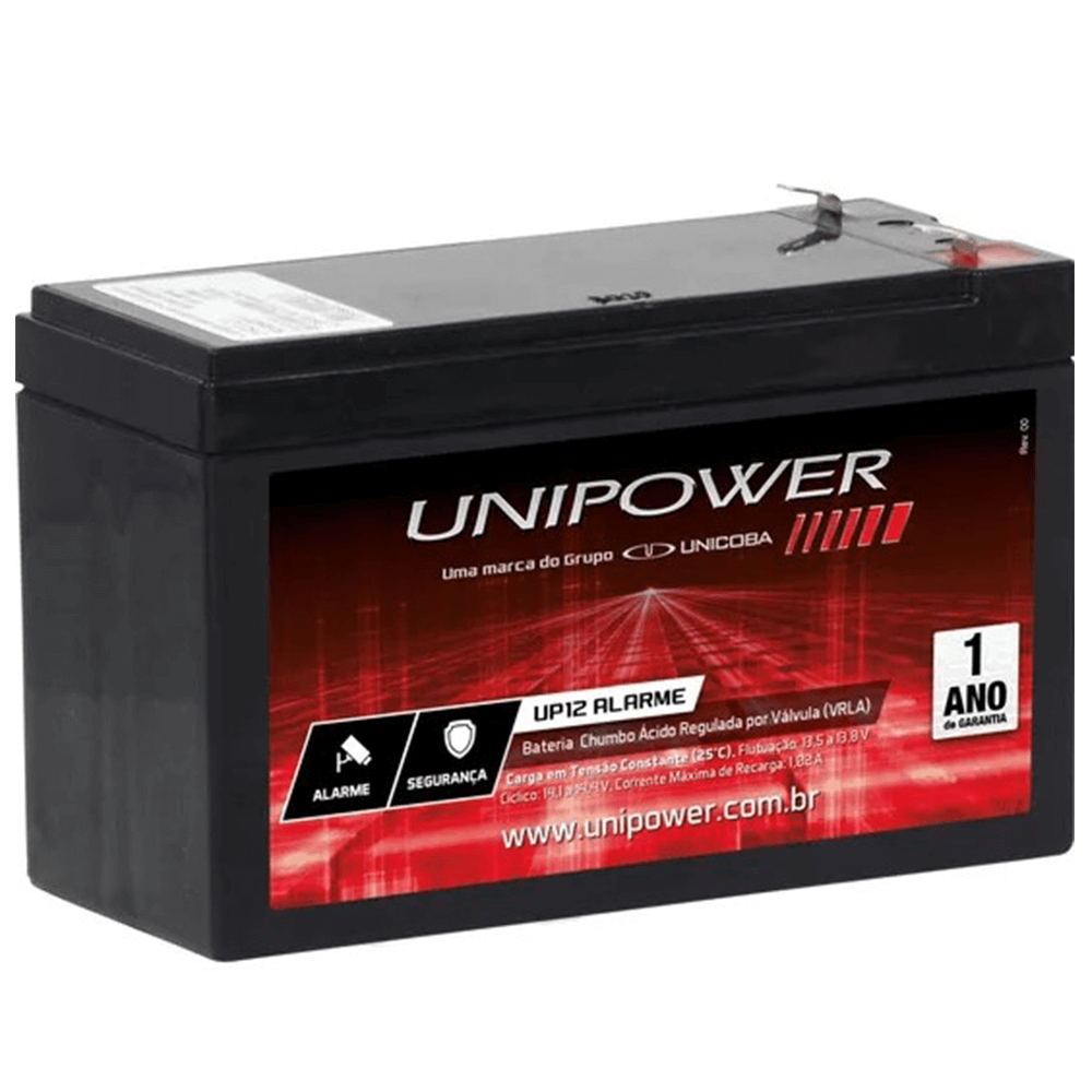 Kit com 3 Baterias UNIPOWER 12V ALARME