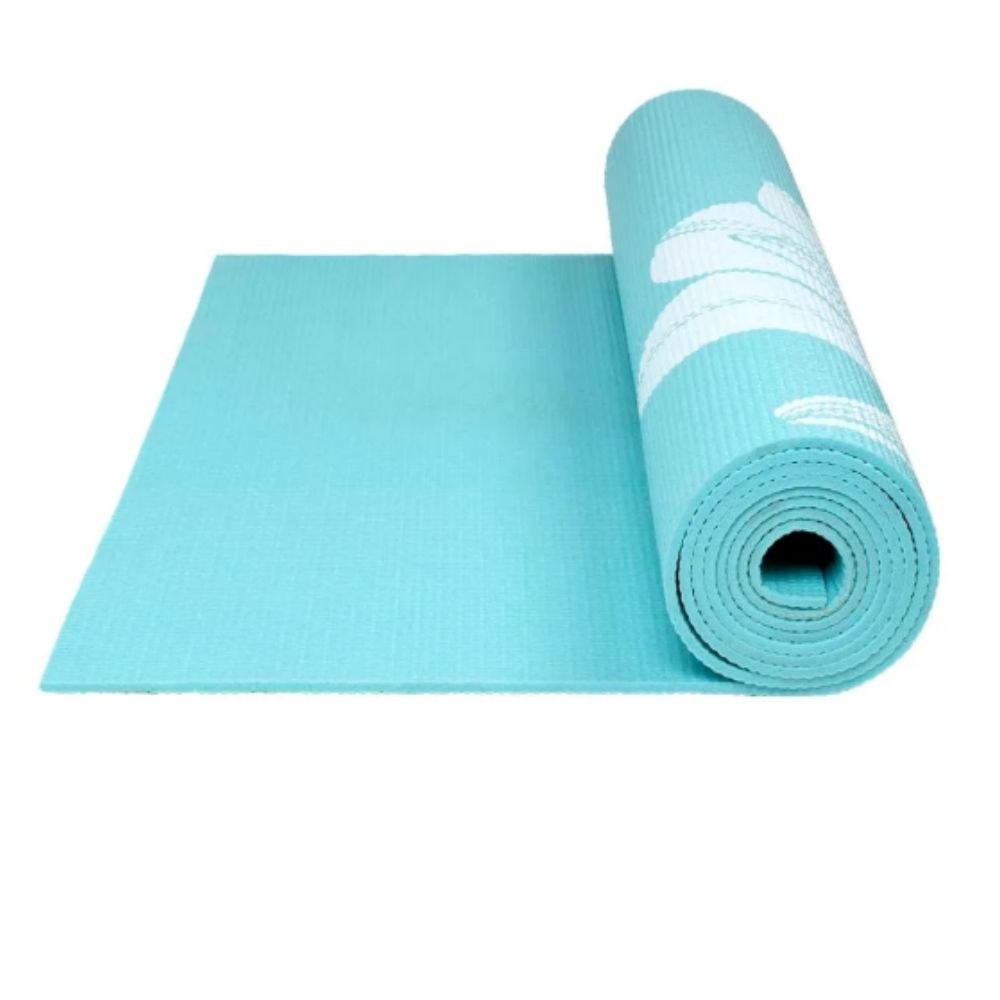 Tapete de Yoga Premium com Estampa de Floral Azul Atrio - ES218