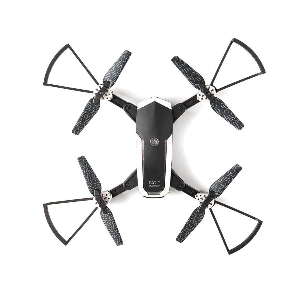 Drone Multilaser Eagle FPV Câmera HD 1280P 80m Flips 360º - ES256