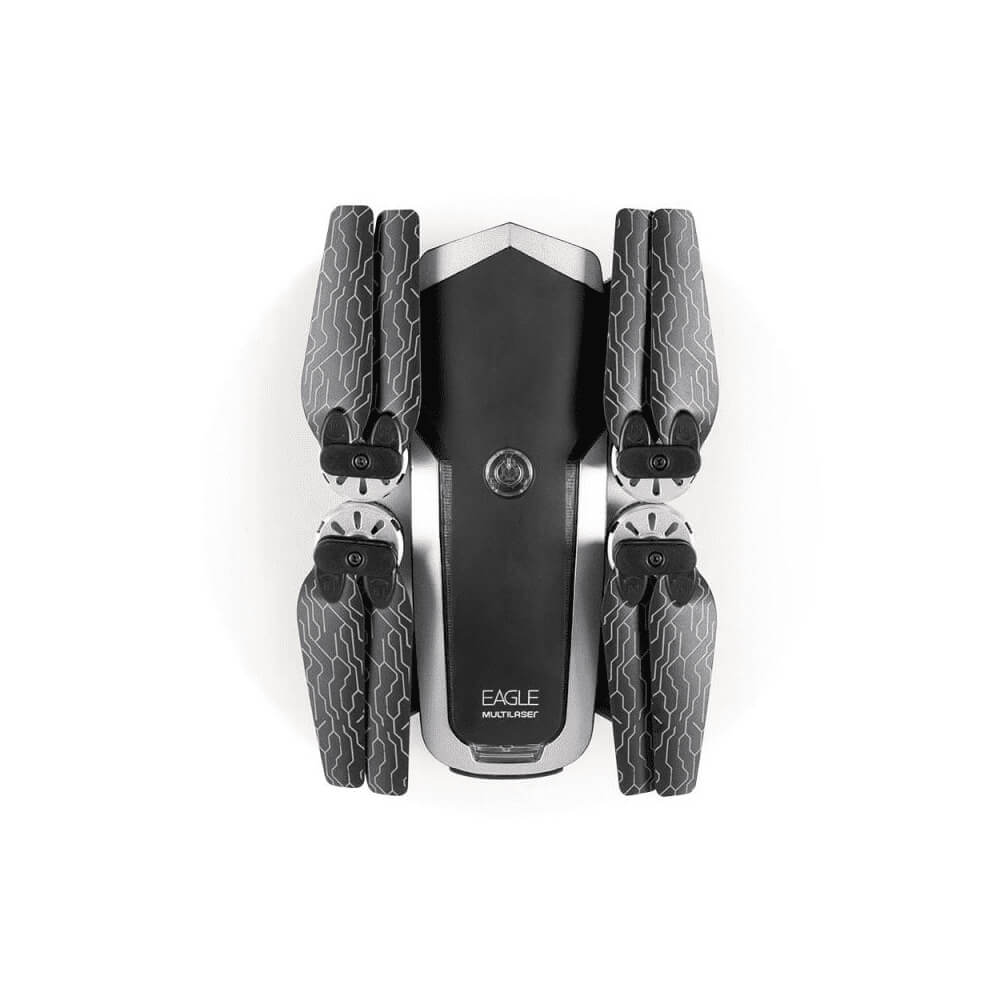 Drone Multilaser Eagle FPV Câmera HD 1280P 80m Flips 360º - ES256
