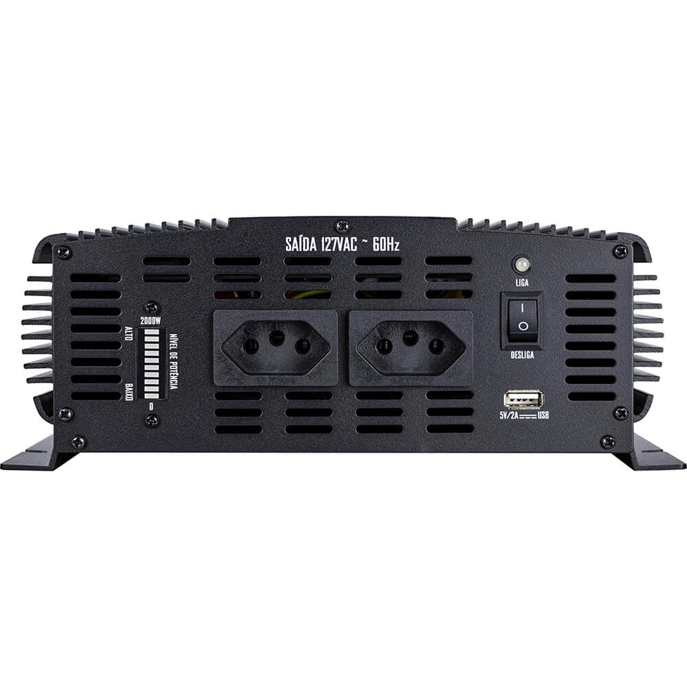 Inversor de Onda Senoidal 2000W 12Vdc 127V PW21-2 Off Grid PW21-2 Hayonik 67215
