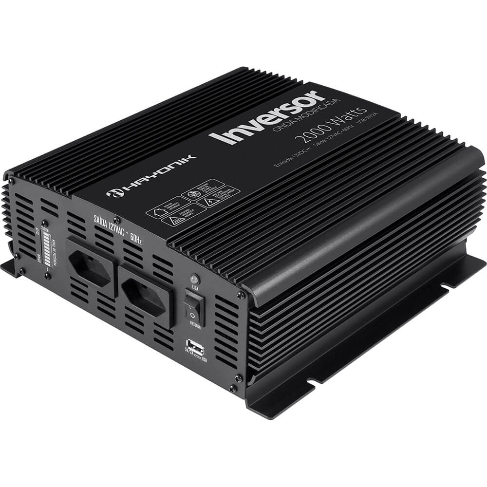 Inversor de Onda Modificada 2000W 12Vdc/127V PW11-4 Off Grid Hayonik 67212