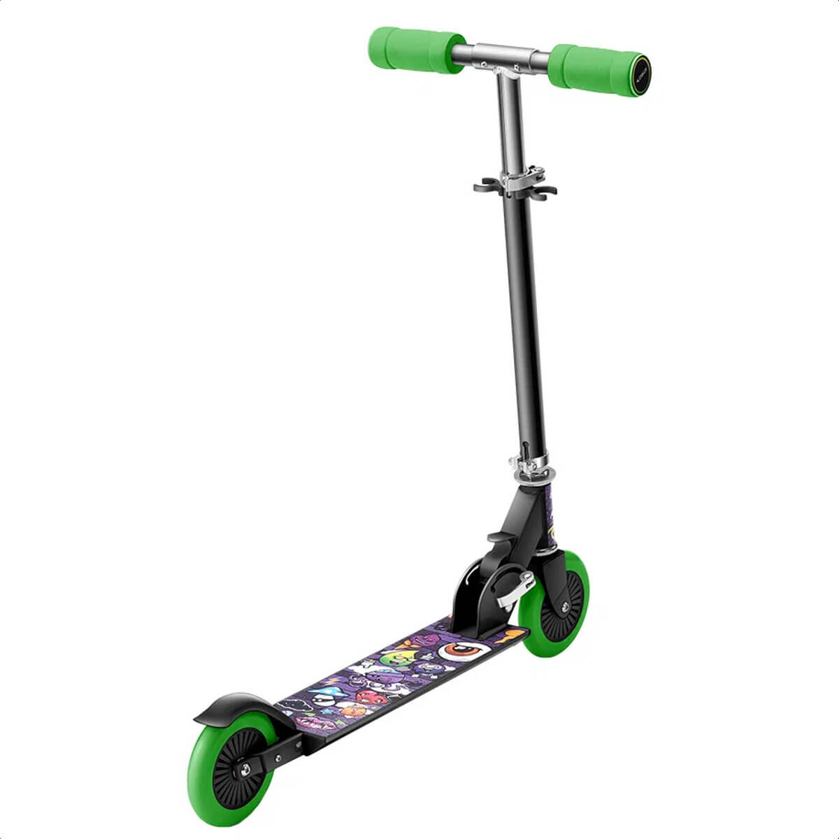 Patinete Infantil Atrio Masculino 2 rodas Monster Preto Guidão Ajustável -  ES271 Multilaser