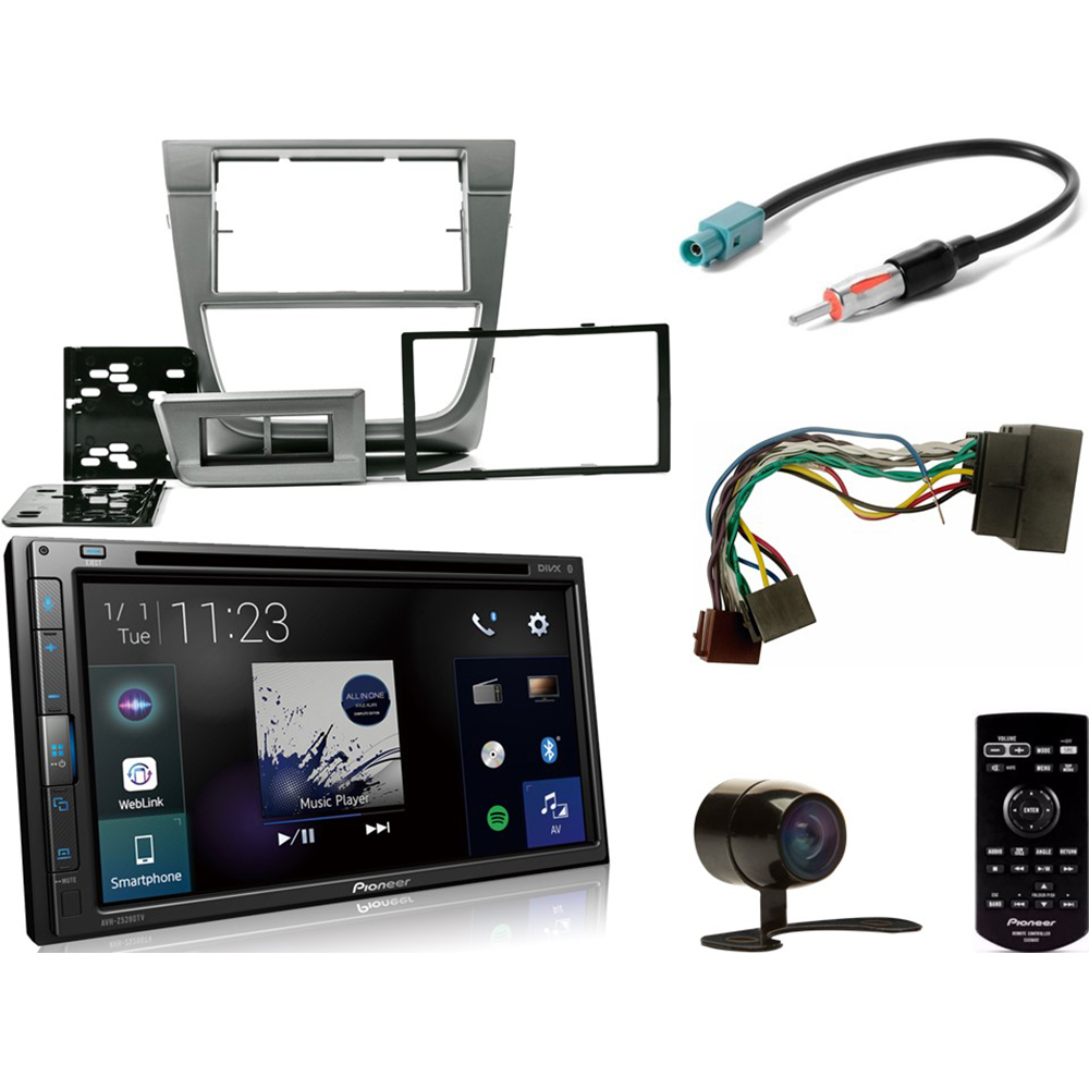 COMP Kit DVD Player Gol G5 AVH-Z5280TV Pioneer + Moldura 2 din + Câmera de ré + Chicotes plug & play