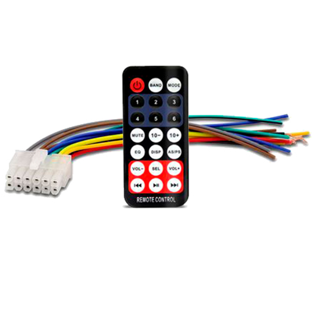 Kit Som Automotivo 8850b MP3 BT FM USB SD AUX Controle Remoto - First Option + Pen Drive Multilaser Titan 8 GB