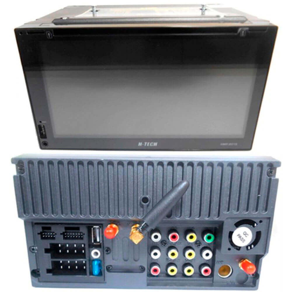 Kit Central Multimídia Creta 2017 a 2020 Universal H-Tech HMP-8019 + Moldura + Chicotes + Câmera