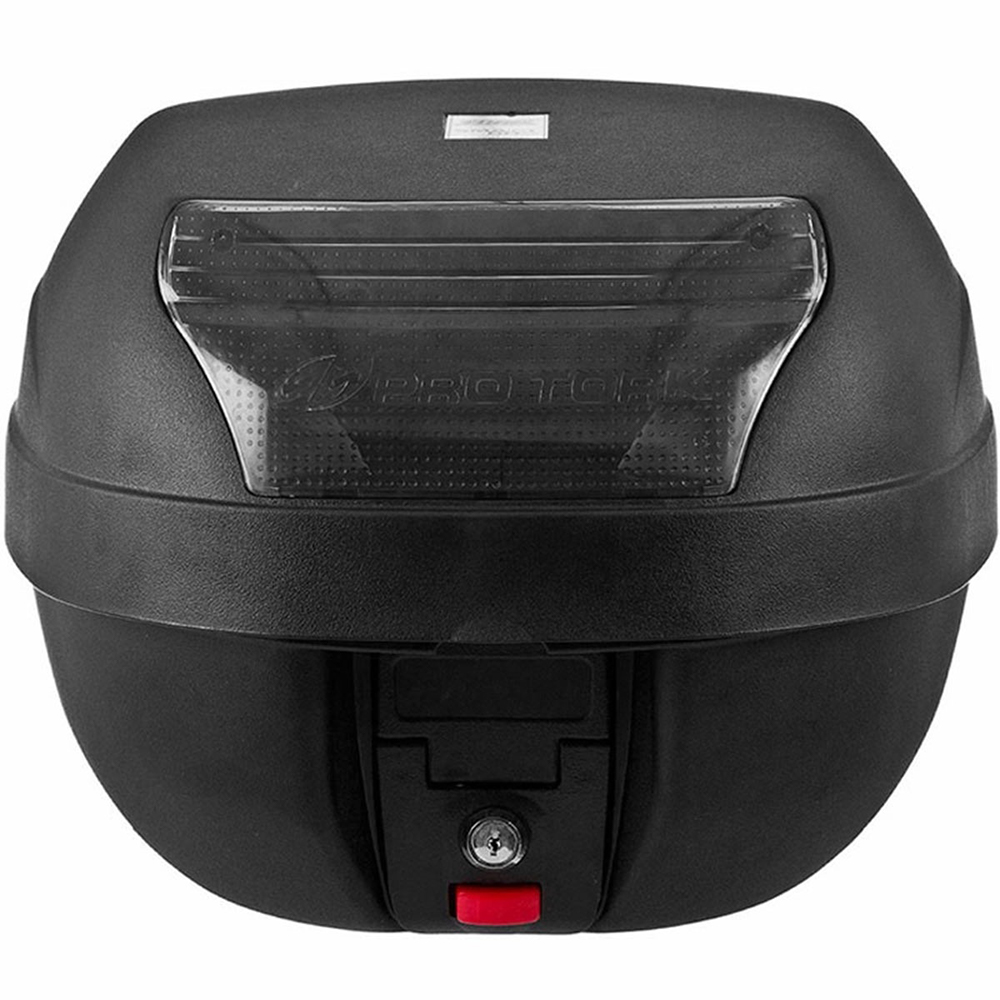 Caixa Plástica p/ Transporte 28L SmartBox c/ Refletor Traseiro e Lente Fumê Pro Tork - BP-03FM