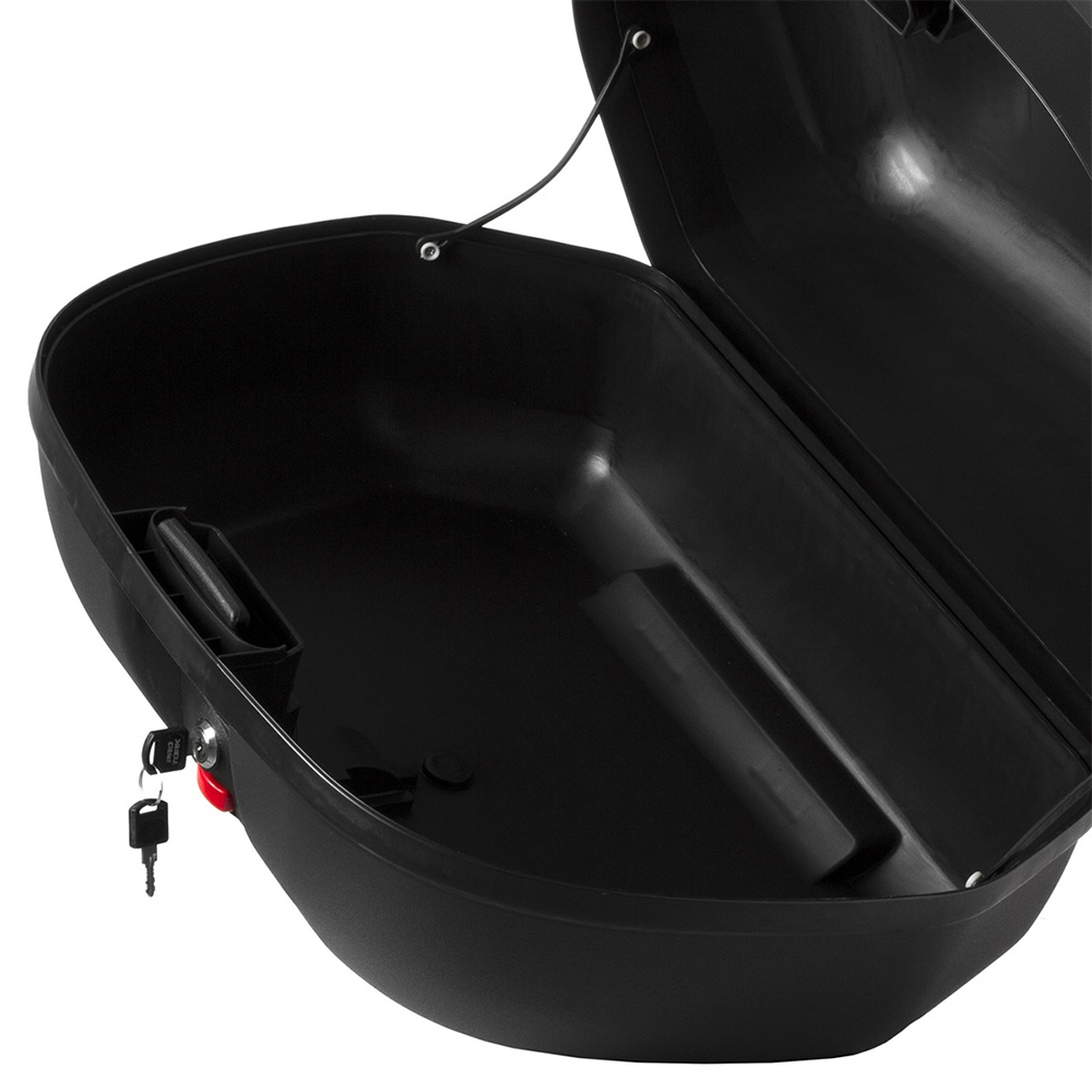 Caixa Plástica para Transporte Moto Traseiro 45 Litros Smartbox 2 Lente Cristal Pro Tork - BP-09CL