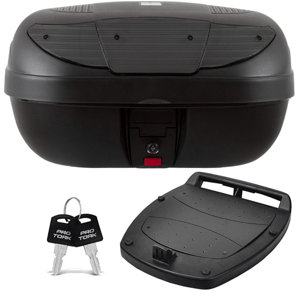 Caixa Plástica para Transporte Moto Traseiro 45 Litros SmartBox 2 Lente Fumê Pro Tork - BP-09FM
