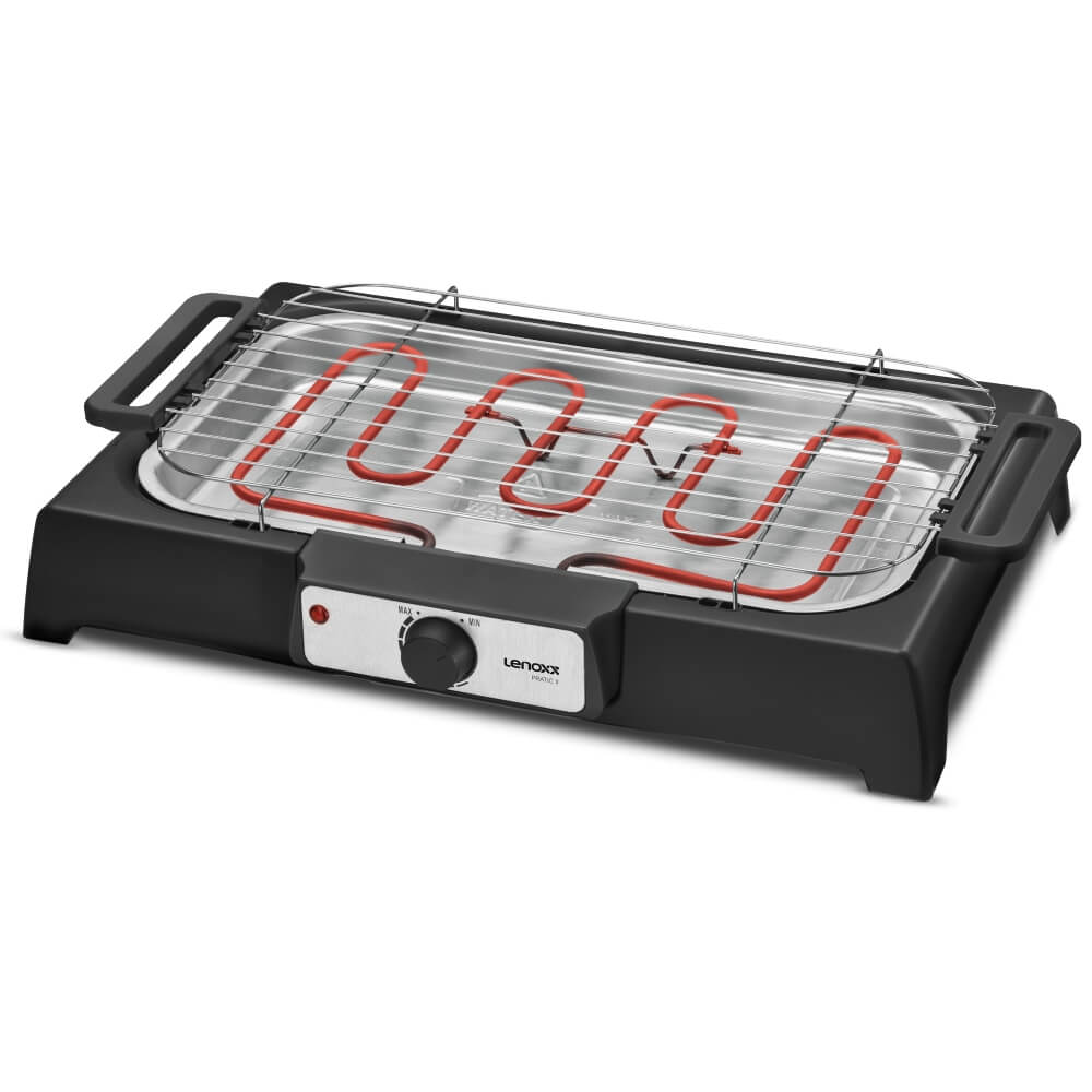 Churrasqueira Elétrica Pratic II 127V 1800W Compacta e Prática Lenoxx - PCH145