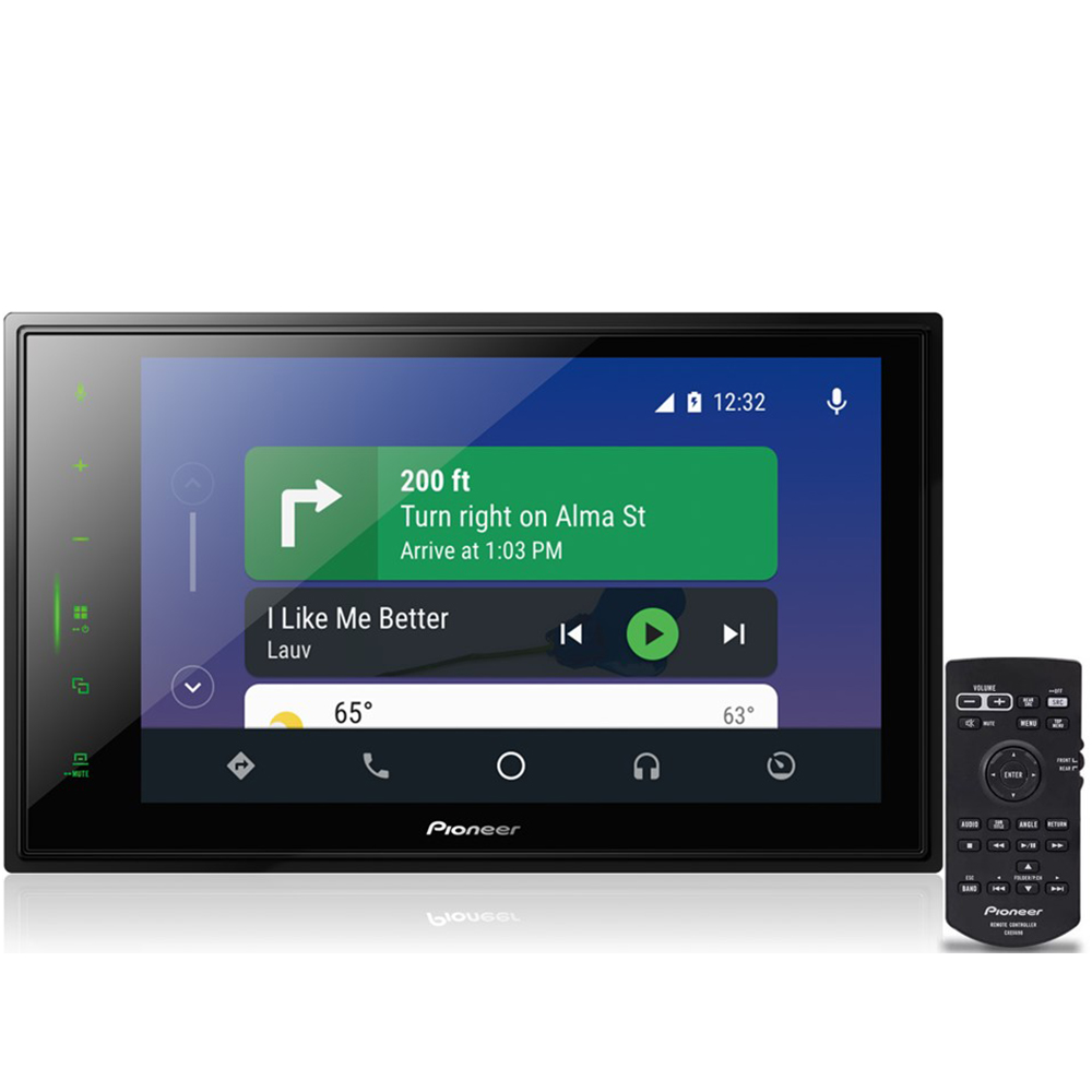 COMP Kit Multimídia Pioneer DMH-ZS8280TV 2Din 8 polegadas + Câmera de ré borboleta