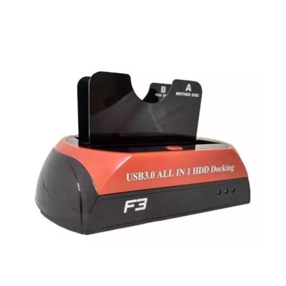 Dock Station USB 3.0 para HD Sata 2.5 e 3.5 876U3.0 -  F3
