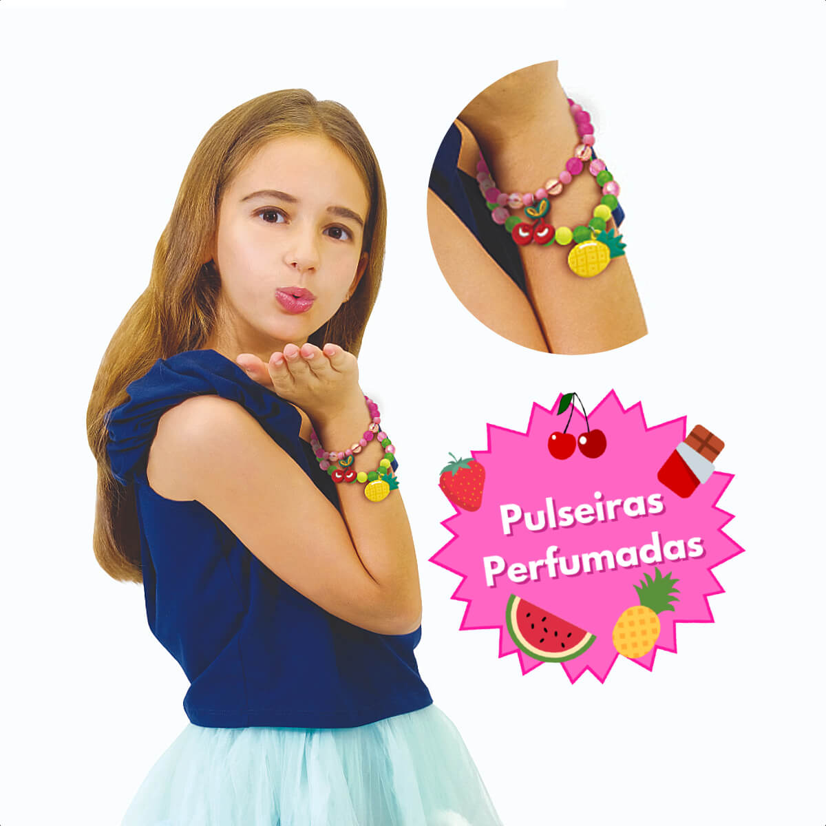 My Style Pulseiras Perfumadas +400 Miçangas Artesanato Multikids - BR1119