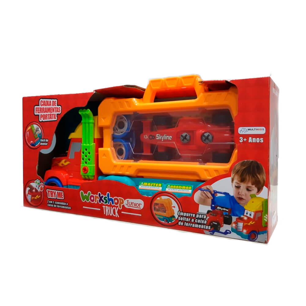 Caminhão Workshop Junior Truck F1 Multikids - BR781