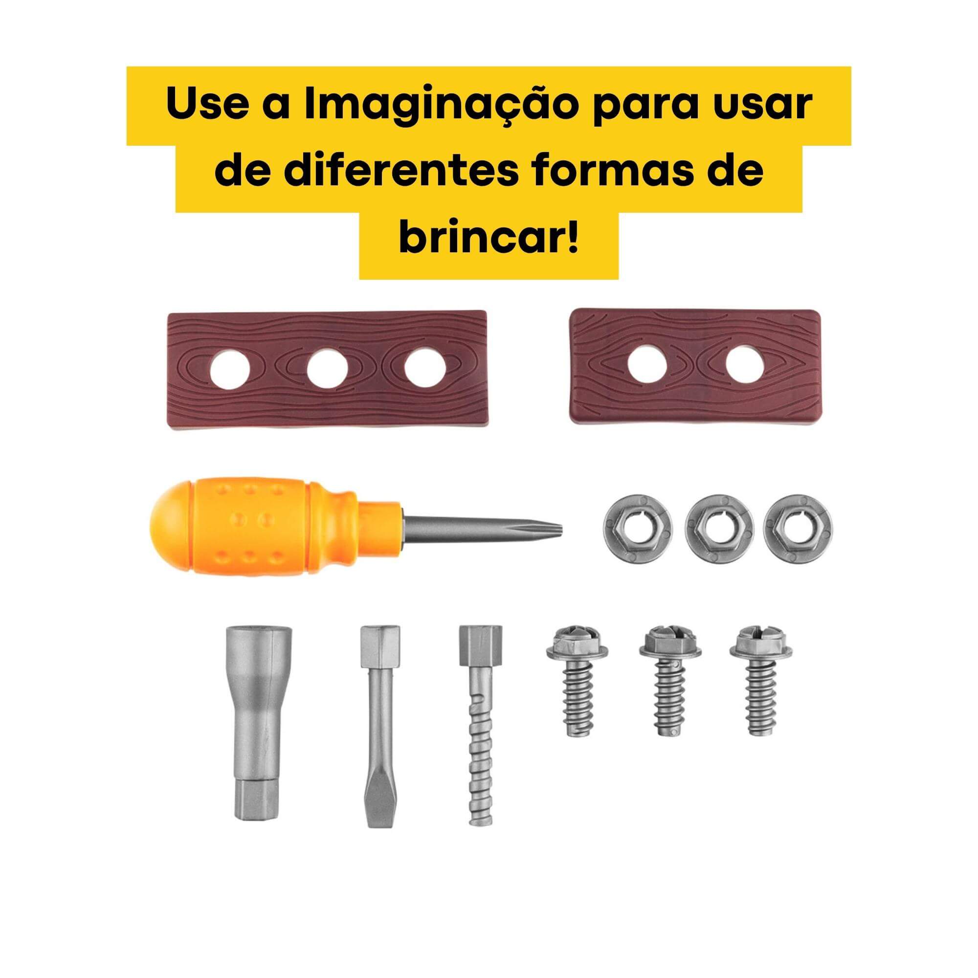 Brinquedo Caminhão de Construção Junior Truck c/ Acessórios Com Luz e Som Multikids -  BR899