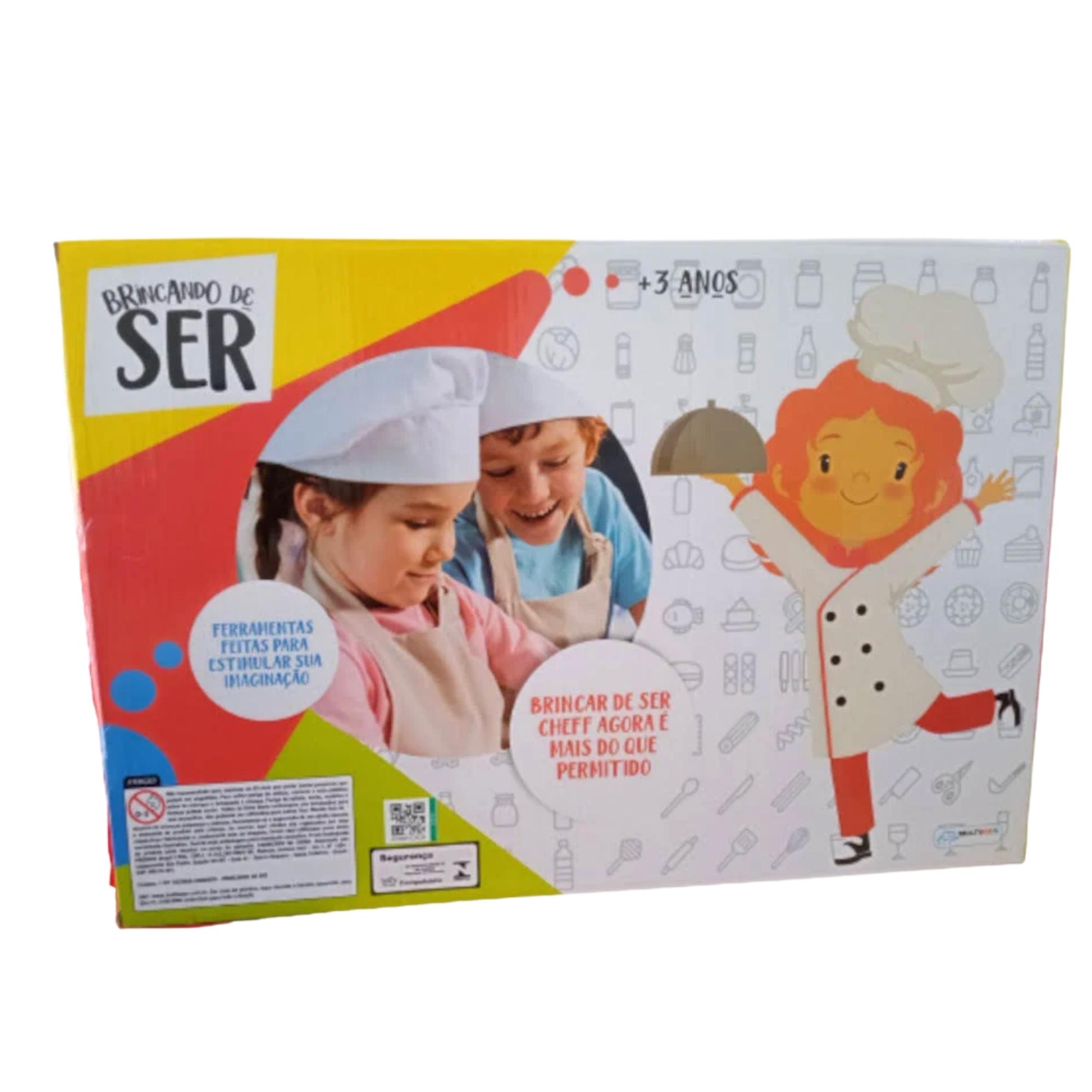 Brinquedo Brincando de Ser Cozinha Animada Com Acessórios Multikids - BR955
