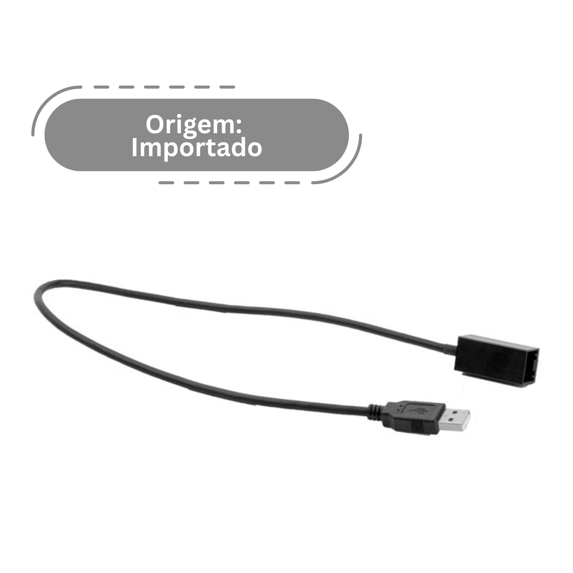 Cabo Auxiliar Adaptador Usb Toyota de 2010 a 2018 Expex - EXC TO-060USB