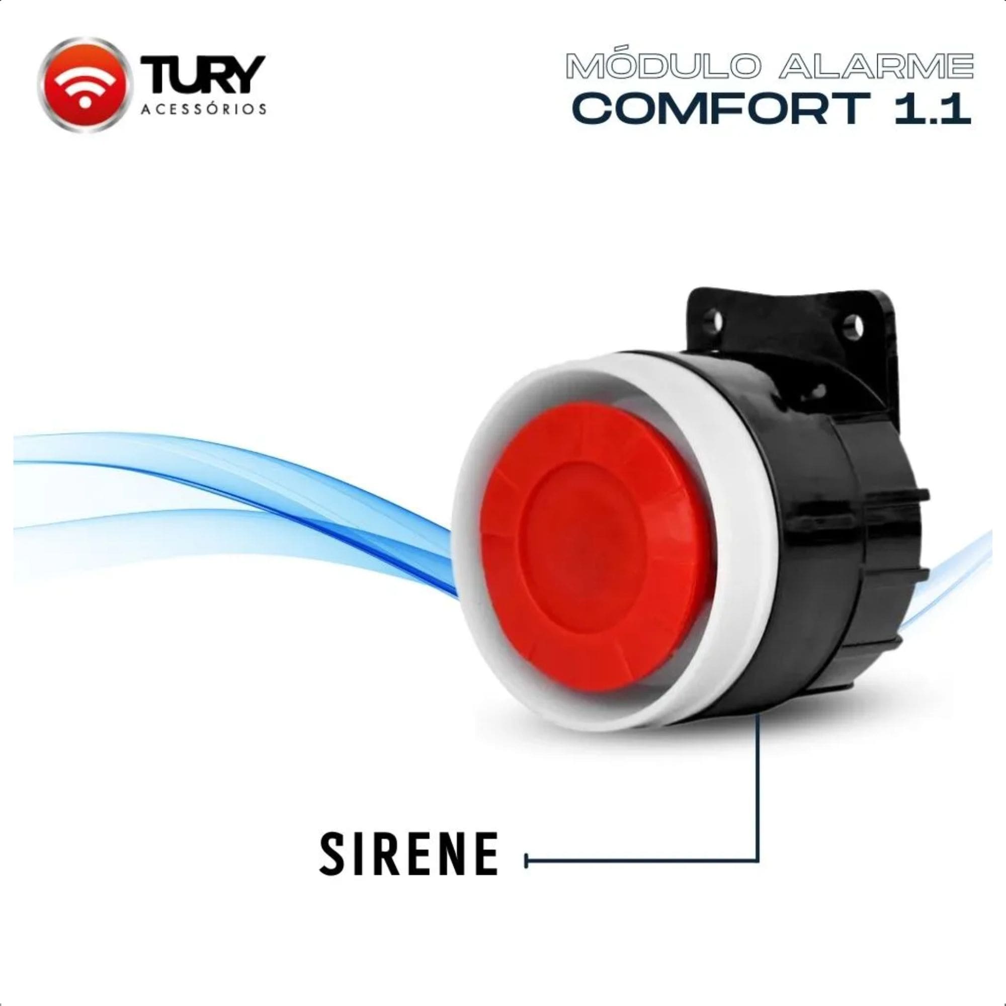 Alarme Tury Fit City WRV 2015 em diante Dedicado Keyless COMFORT 1.1 T
