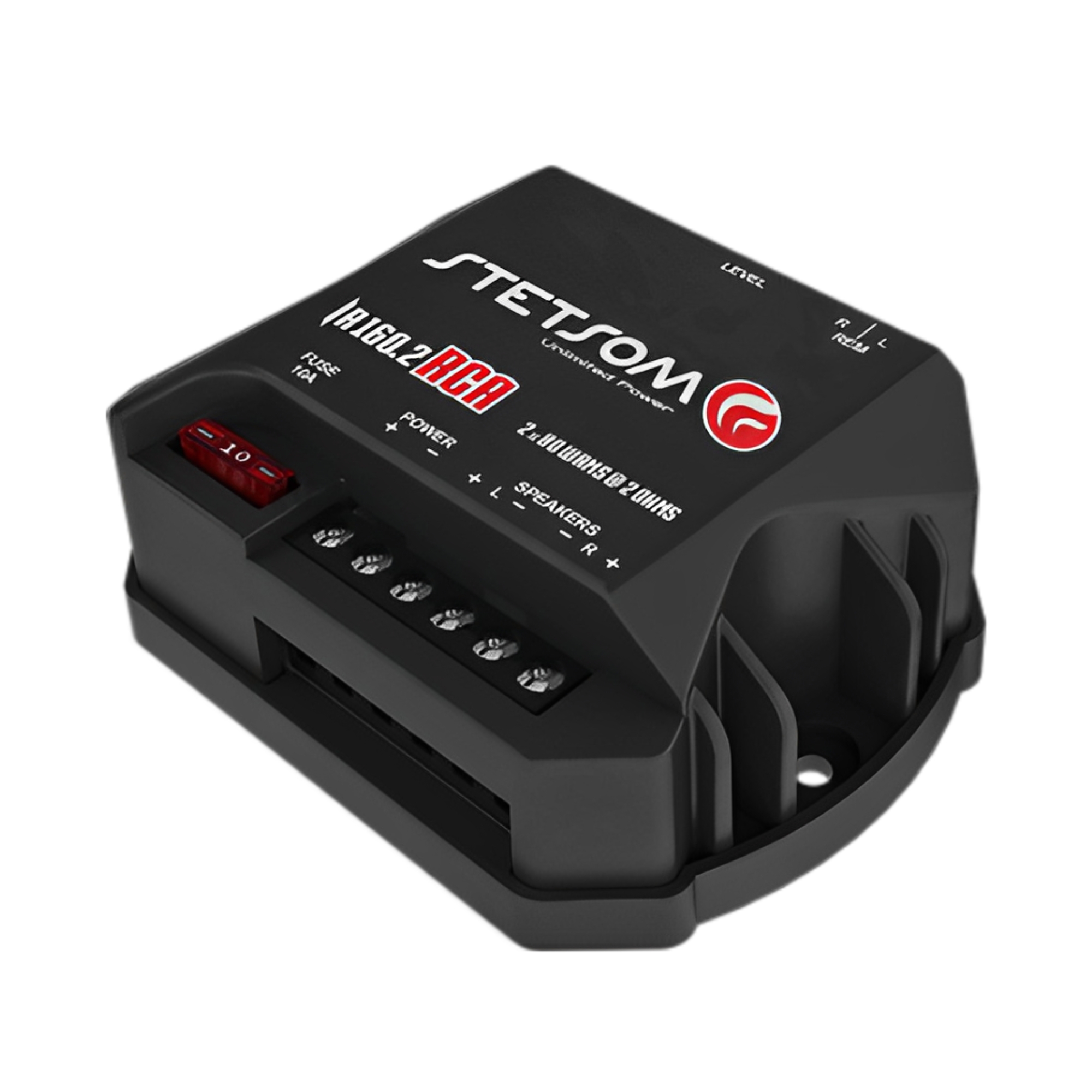 Módulo Amplificador de Potência para Som Automotivo Stetsom Iron Line IR160.2 RCA 2 Canais 80W RMS