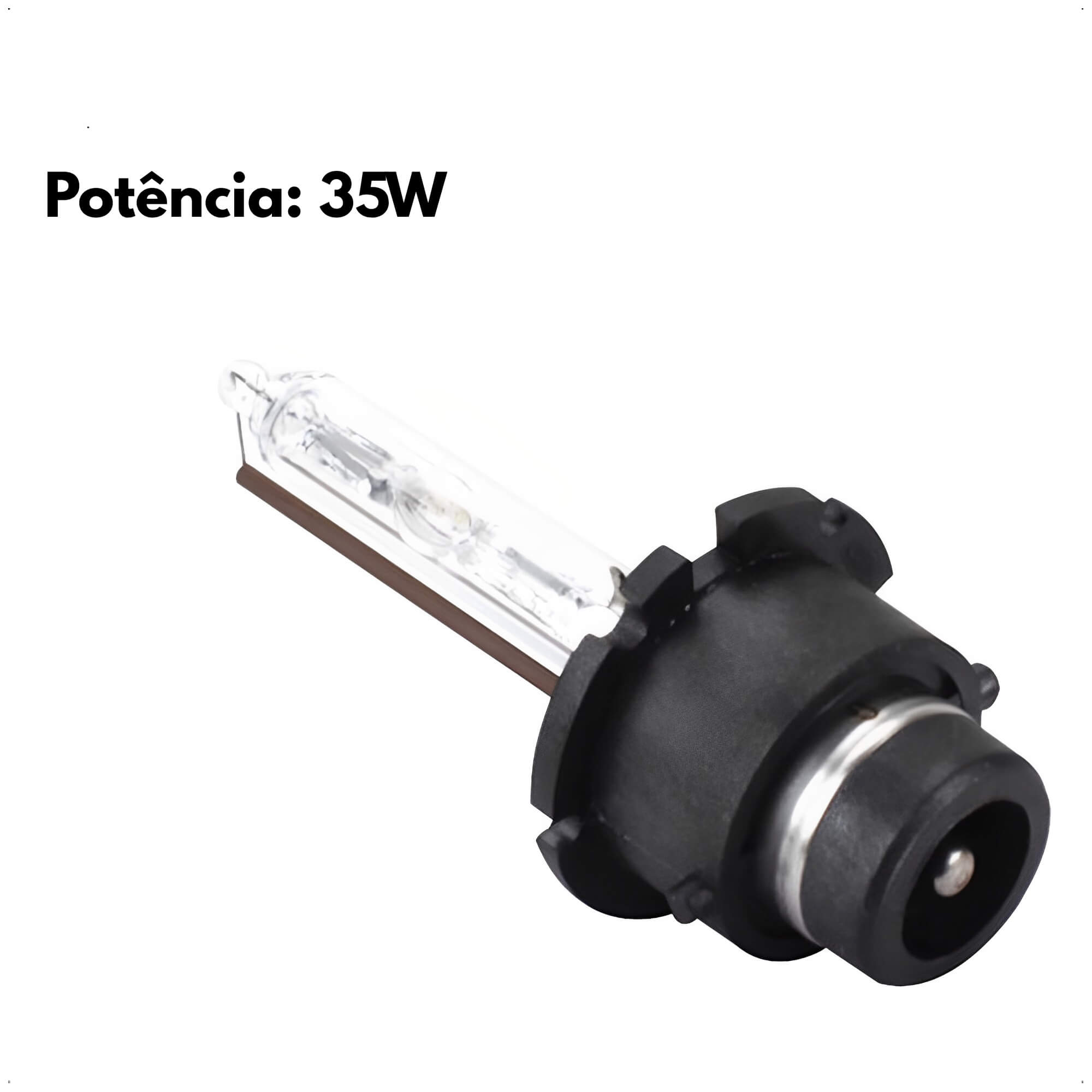 Lâmpada Xenon 4300K D4S/D4R Encaixe P32d-4300k 35W 12V Vidro de Quartzo Shocklight - SLX4-D4S