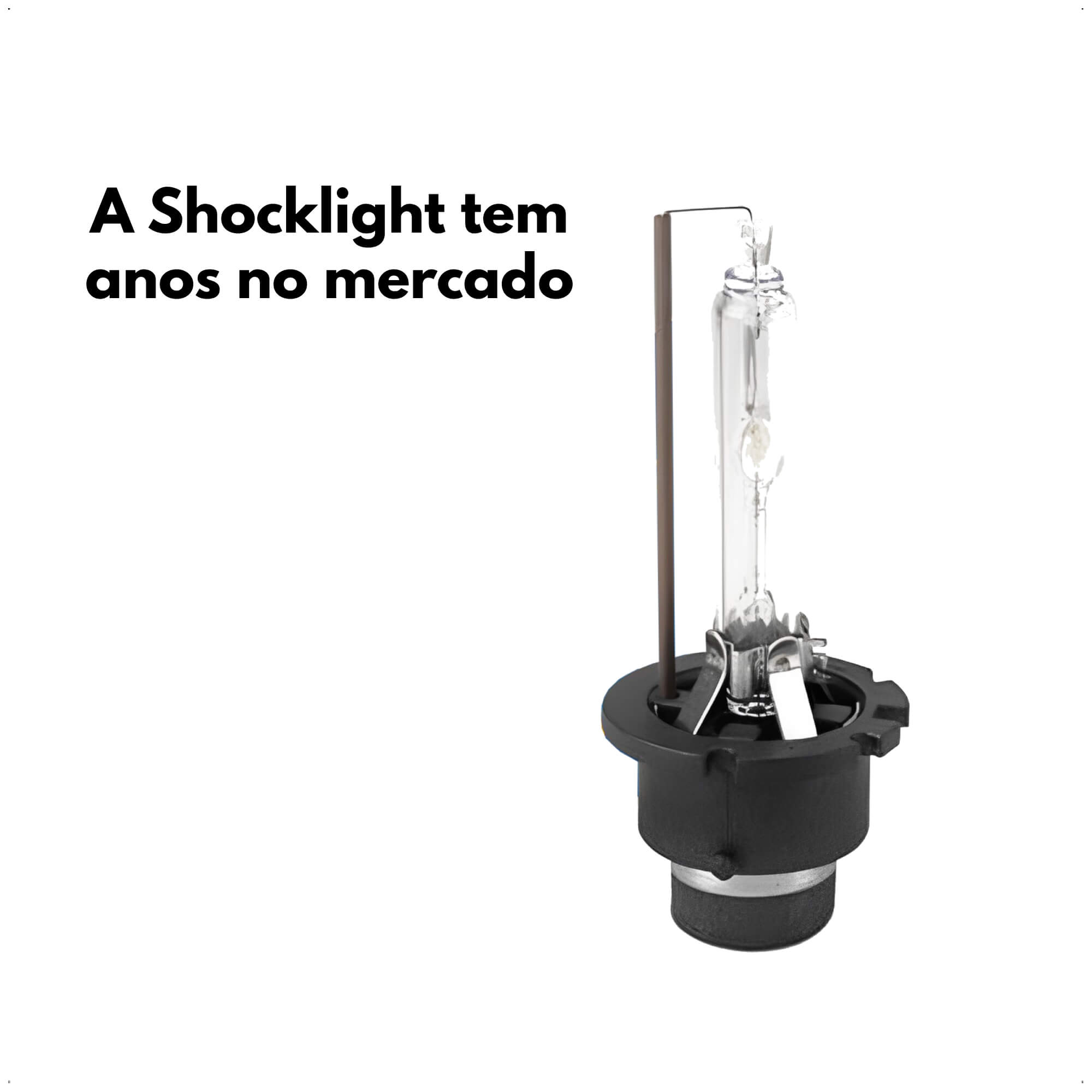 Lâmpada Xenon 4300K D4S/D4R Encaixe P32d-4300k 35W 12V Vidro de Quartzo Shocklight - SLX4-D4S