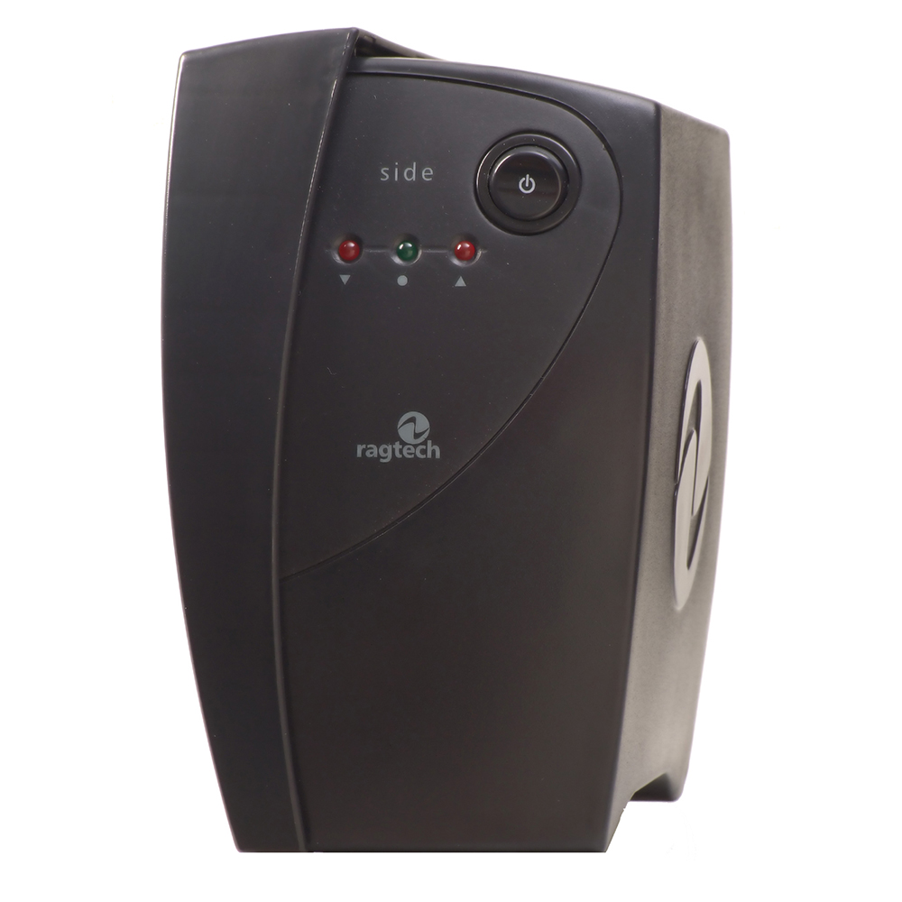 Estabilizador Ragtech 500VA Side Laser TI 60HZ Preto com Dijuntor Trivolt - 20SDL5380