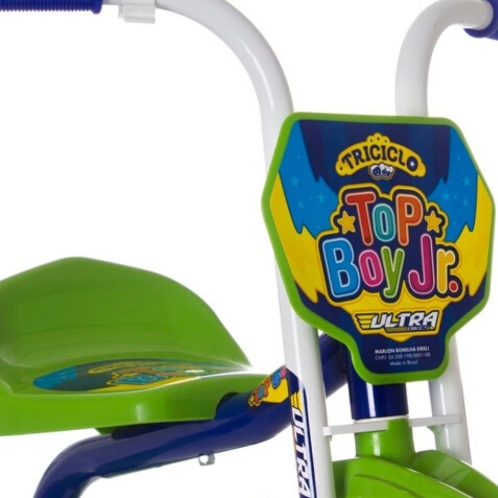 Triciclo Infantil Menino Top Boy Jr Ultra Bikes Verde - TUJ-02AZVD