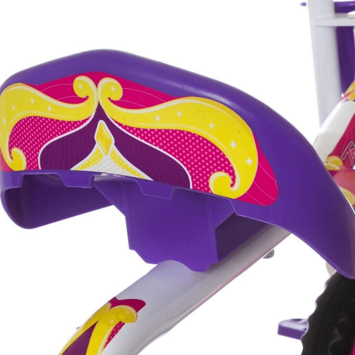 Triciclo Infantil Ultra Bikes Top Girl Branco e Roxo Pro Tork - TUJ-03BCRX