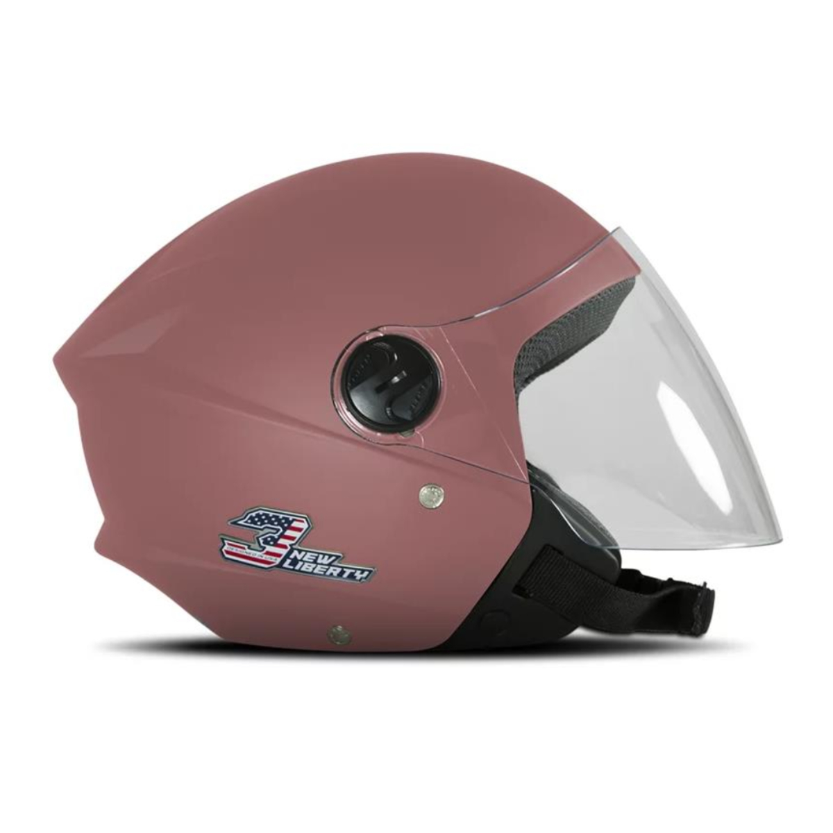 Capacete New Liberty Three Elite Baby Pink Rosa Bebê Fosco Tam. 56 - CAP-707BPK Pro Tork