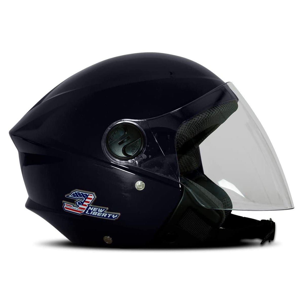 Capacete New Liberty Three Elite Azul Escuro Brilhante Tam. 56 - CAP-707DB Pro Tork