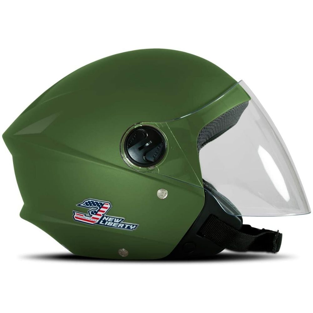 Capacete New Liberty Three Elite Verde Militar Fosco Tam. 56 - CAP-707GR Pro Tork