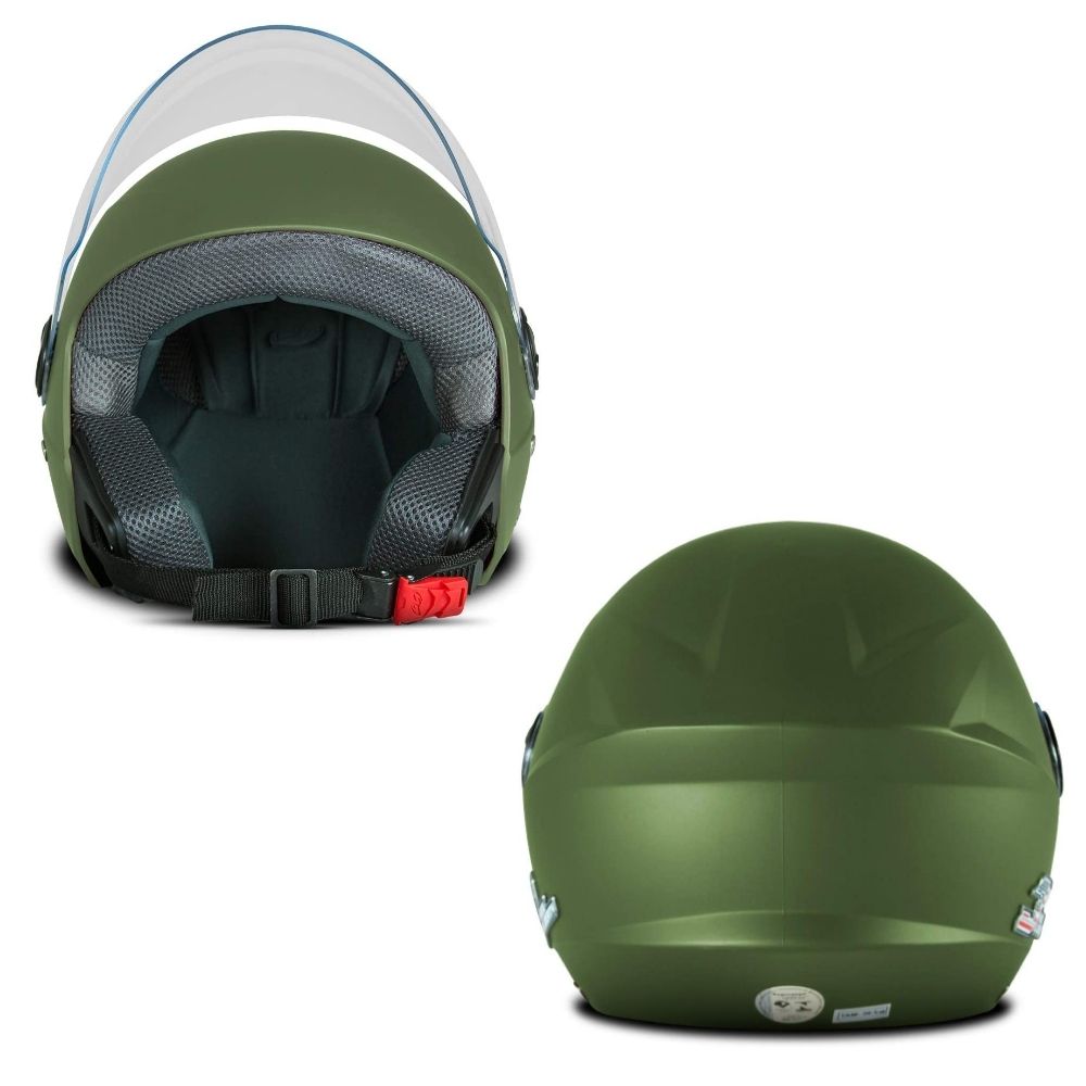 Capacete New Liberty Three Elite Verde Militar Fosco Tam. 56 - CAP-707GR Pro Tork