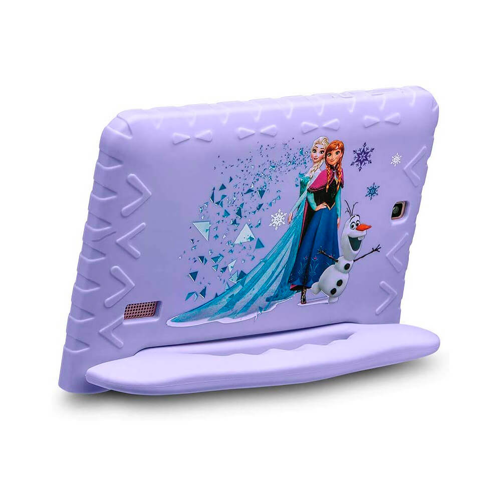 COMP Tablet Multilaser Disney Frozen Plus Wi Fi Tela 7" 16GB Quad Core NB315 + Caixa De Som Mini Aux BT Branca SP278