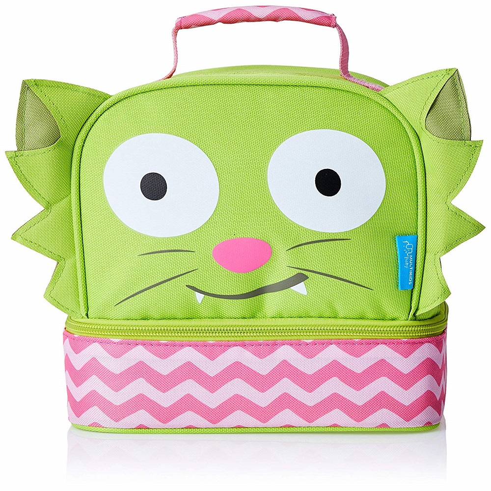COMP Mochila Infantil Com Rodinhas + Lancheira Térmica Gato Chica Multikids Baby
