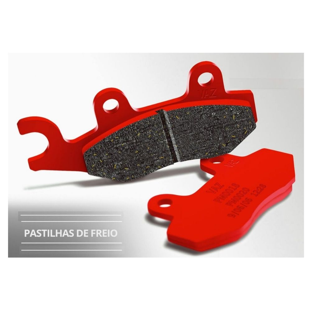 Jogo De Pastilha De Freio Dianteira Carbon VAZ PM0018C