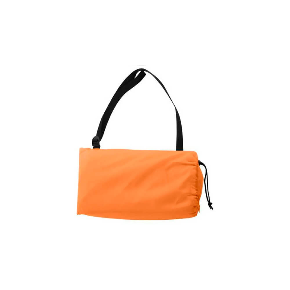 COMP Kit Lazer Assento Inflável Atrio Chill Bag Laranja ES140 + Mini Geladeira 4L Branca 12V 110V Multilaser - TV009