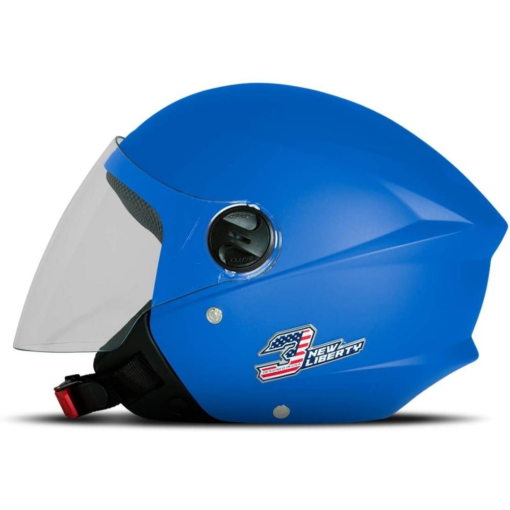 Capacete New Liberty Three Elite Sky Blue - Céu Azul TAM. 58 CAP-708SKB Pro Tork