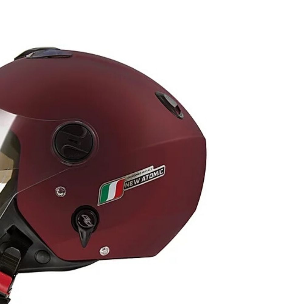 Capacete New Atomic Elite Vermelho Fosco Tam. 56 - CAP-714CAR Pro Tork