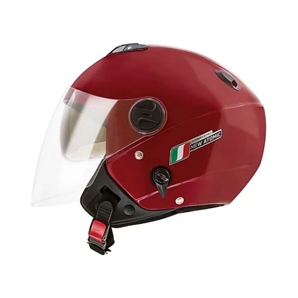 Capacete New Atomic Vermelho Brilhante TAM. 56 - CAP-714PER Pro Tork
