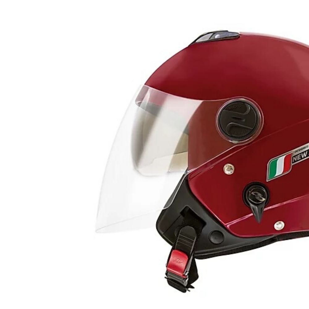 Capacete New Atomic Vermelho Brilhante TAM. 56 - CAP-714PER Pro Tork