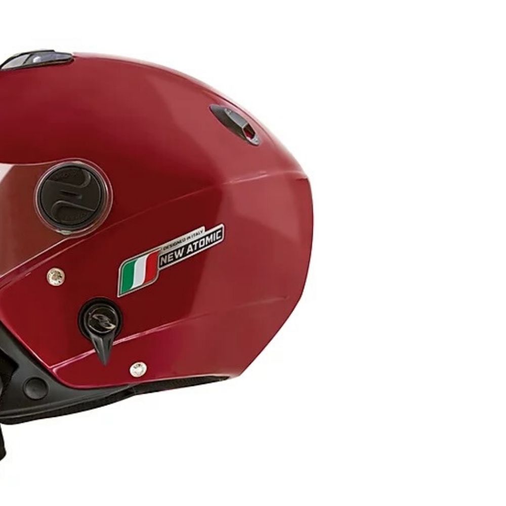 Capacete New Atomic Vermelho Brilhante TAM. 58 - CAP-715PER Pro Tork